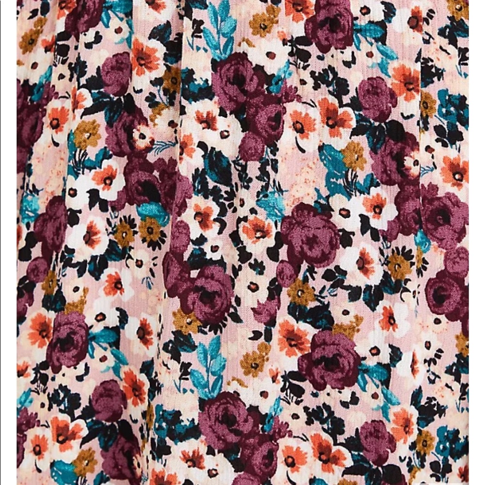 Torrid Gauze Cold Shoulder Floral Dress - Picture 5 of 7